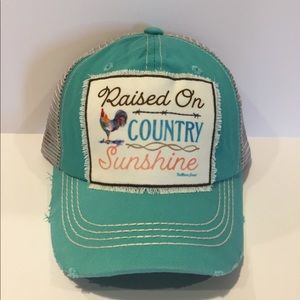 Girls “Raised On Country Sunshine” hat